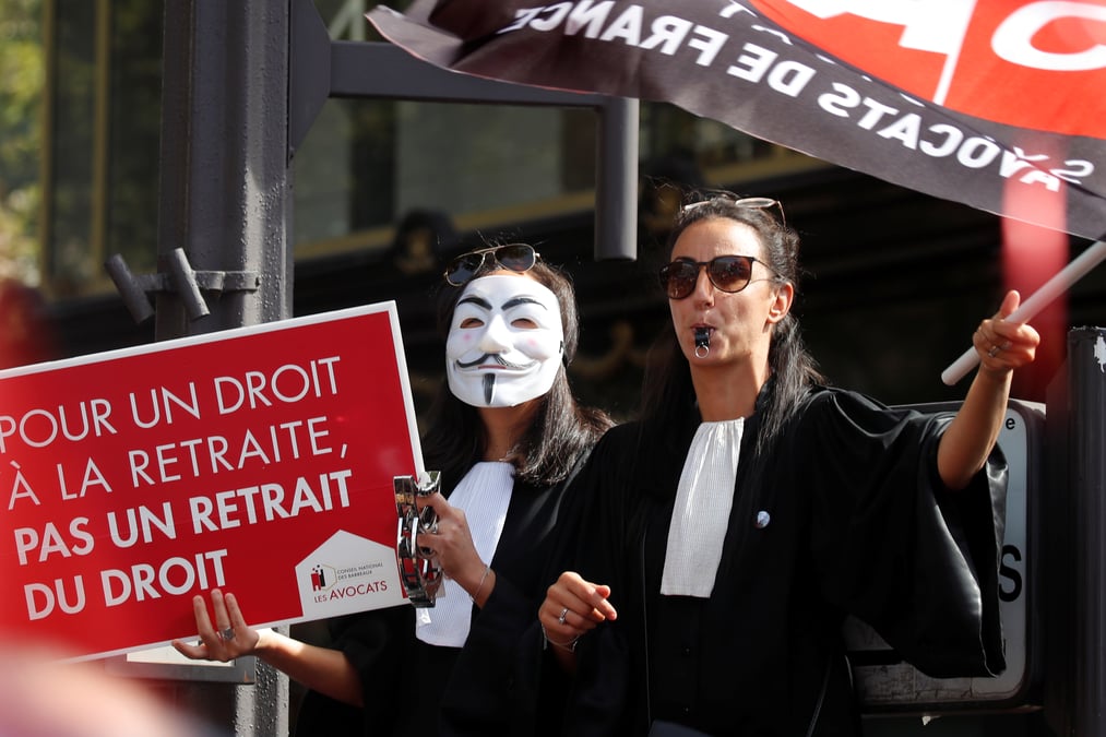 Les professions liberales coalisees contre la reforme des retraites