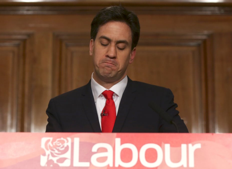 Ed miliband demissionne apres la defaite du labour