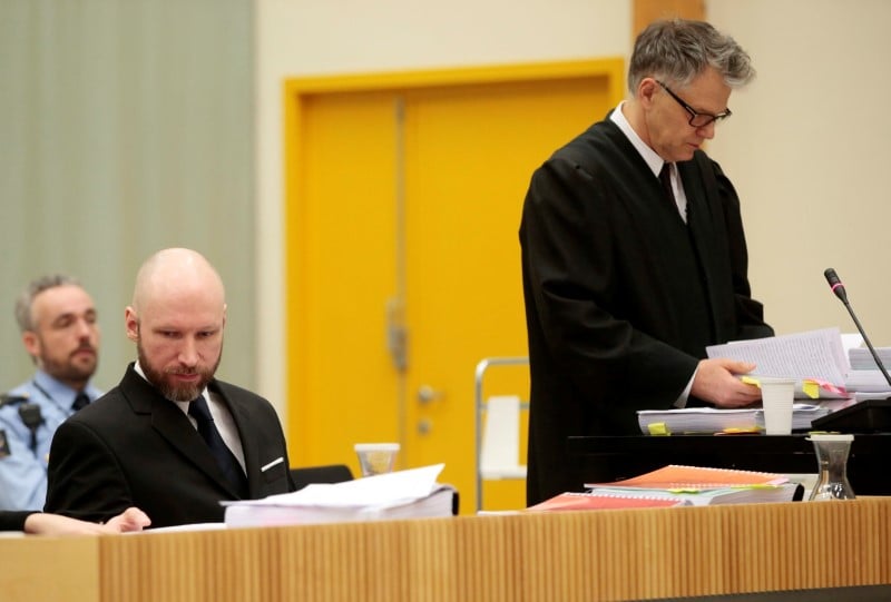 La cour supreme de norvege refuse d'examiner l'appel de breivik