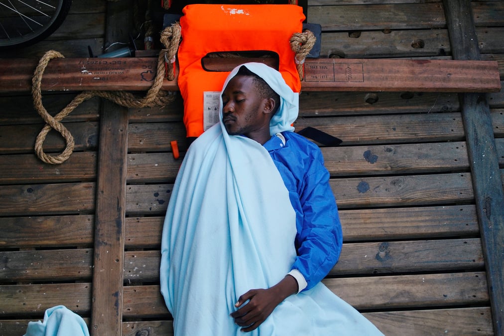 L'ocean viking, successeur de l'aquarius, a secouru 85 migrants