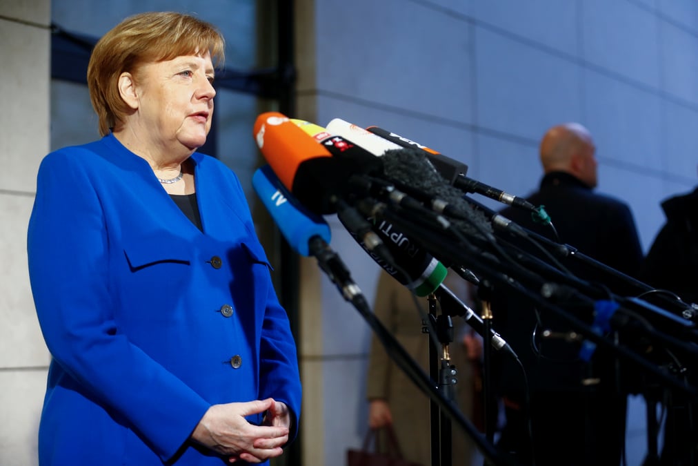 Dernier jour des discussions exploratoires cdu-csu-spd a berlin