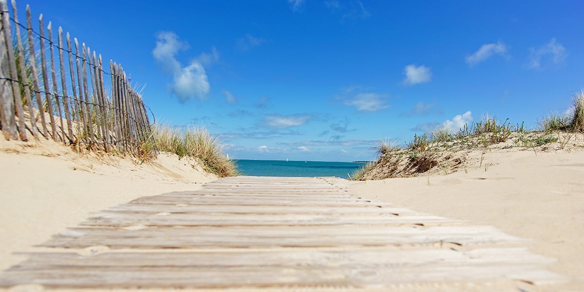Une plage de l’Île de Ré.