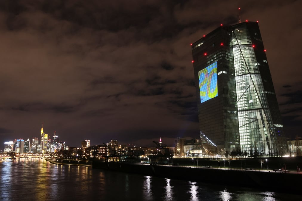 Photo d'archives du siege de la banque centrale europeenne (bce) a francfort, en allemagne