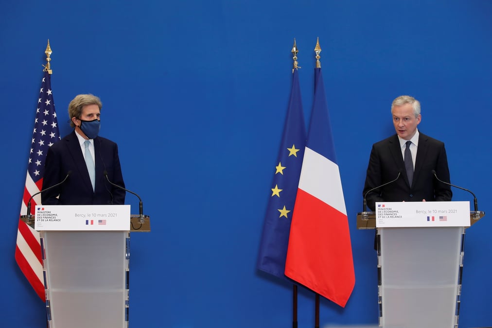 Climat: france et usa veulent des regles communes sur la finance verte