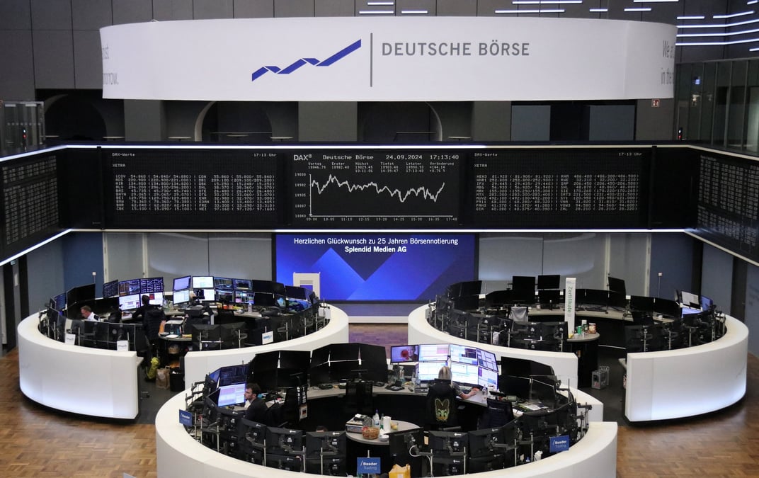 Le dax a francfort