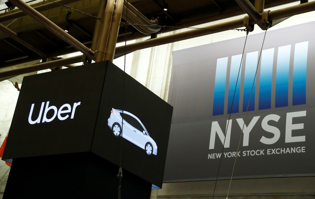 Uber perd plus de 6% pour ses debuts en bourse a new york
