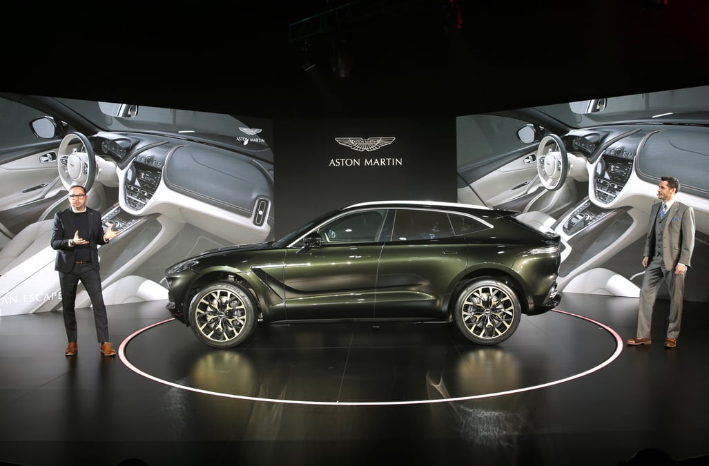 Aston martin lance son premier modele de suv
