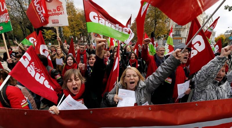 Des milliers de personnes défilent contre l'austérité