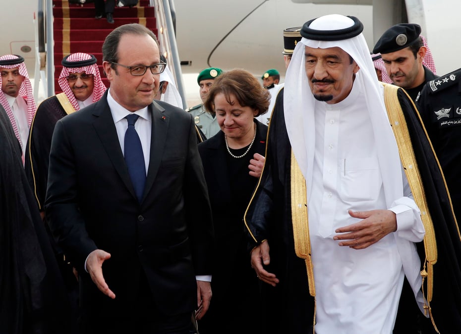 Paris et ryad discutent d'une vingtaine de projets economiques