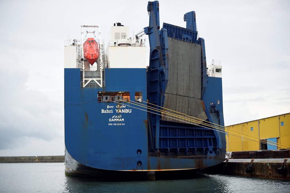 Retour du cargo saoudien bahri yanbu en france, inquietudes des ong