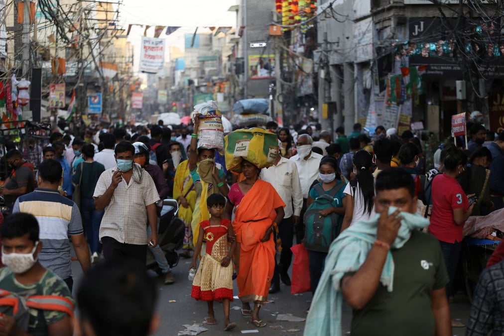 Coronavirus: plus faible bilan quotidien depuis quatre mois en inde