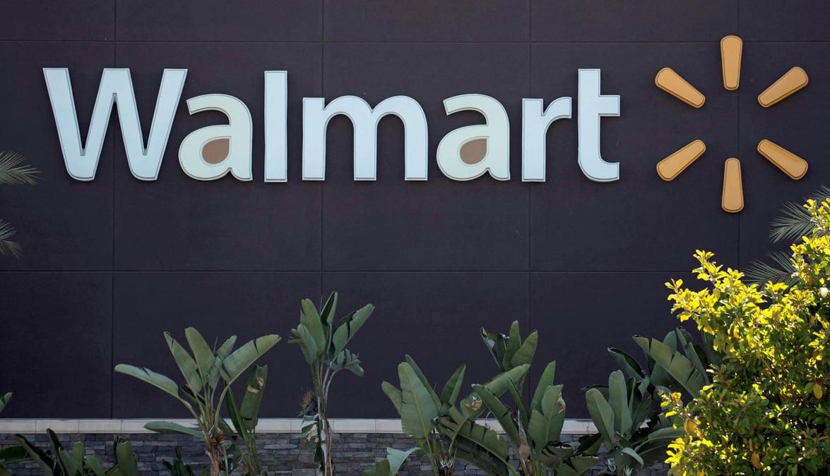 Photo d'archives du logo d'un supermarche walmart a rosemead, aux etats-unis