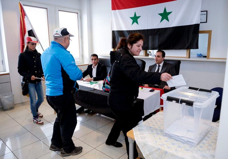 Les Syriens de l'étranger votent pour la présidentielle