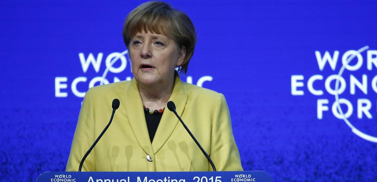 Merkel Davos 2015.01.22