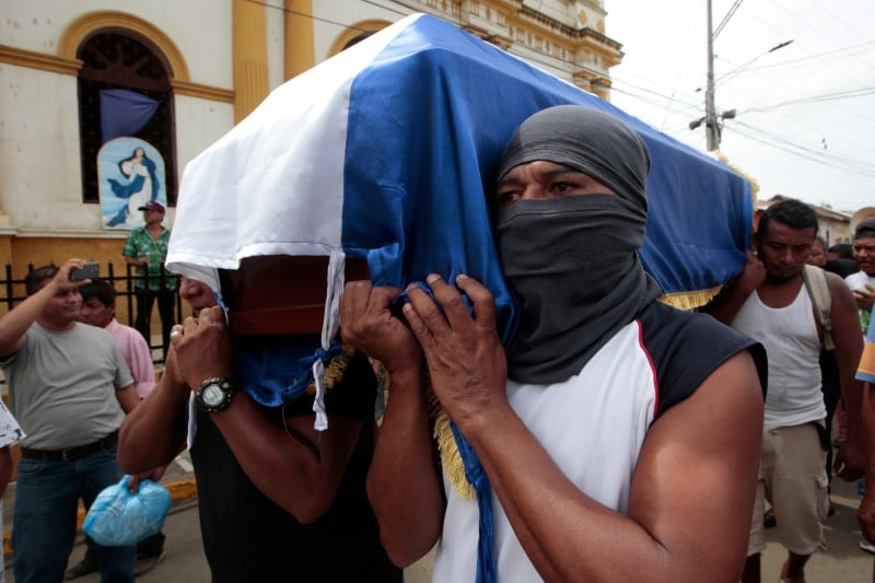 Les usa et l'onu condamnent les violences au nicaragua