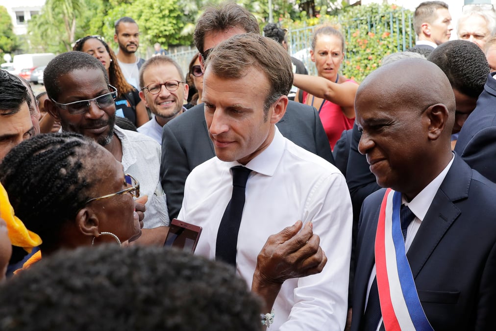 Seisme de magnitude 6,3 en pleine visite de macron aux antilles
