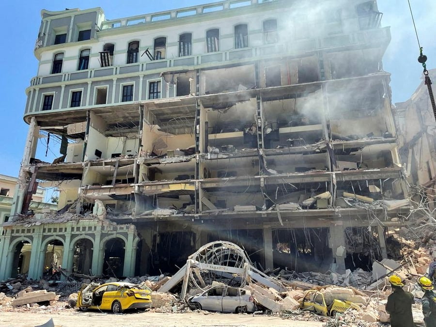 Au moins 4 morts apres une explosion dans un hotel de la havane