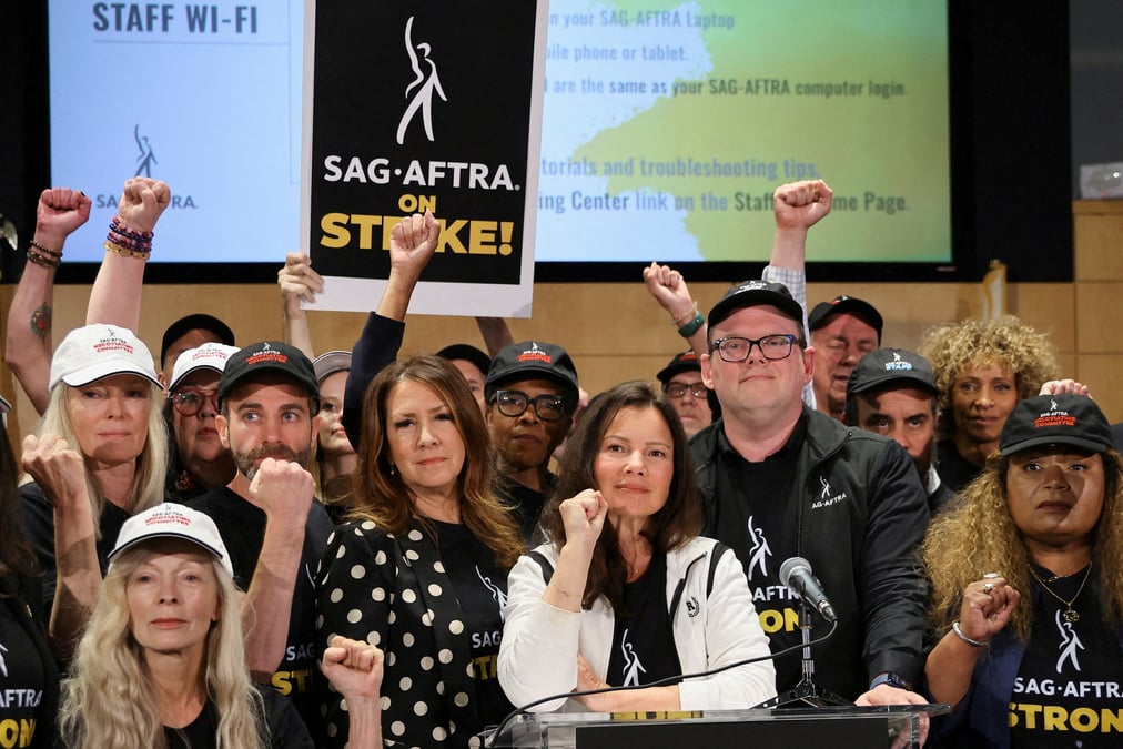 Conference de presse sag-aftra a los angeles