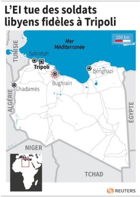 L’ei tue des soldats libyens fideles a tripoli