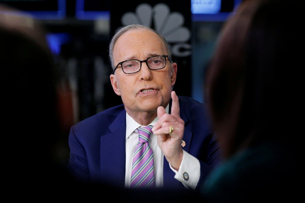 Possible "fin heureuse" des negociations avec la chine estime kudlow