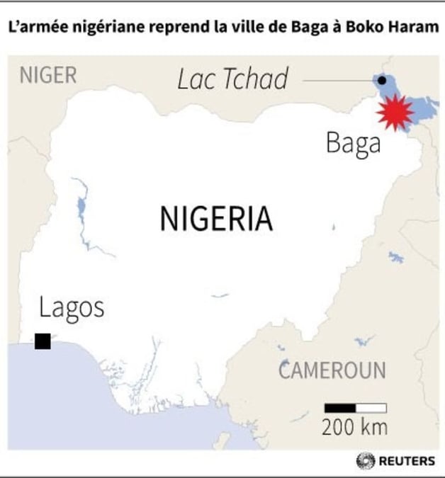 L’armee nigeriane reprend la ville de baga a boko haram