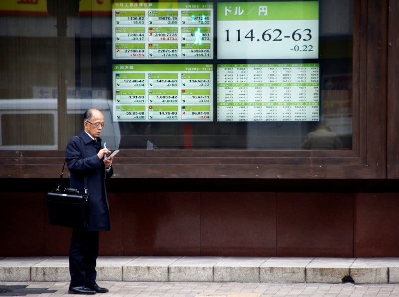 La bourse de tokyo termine en baisse