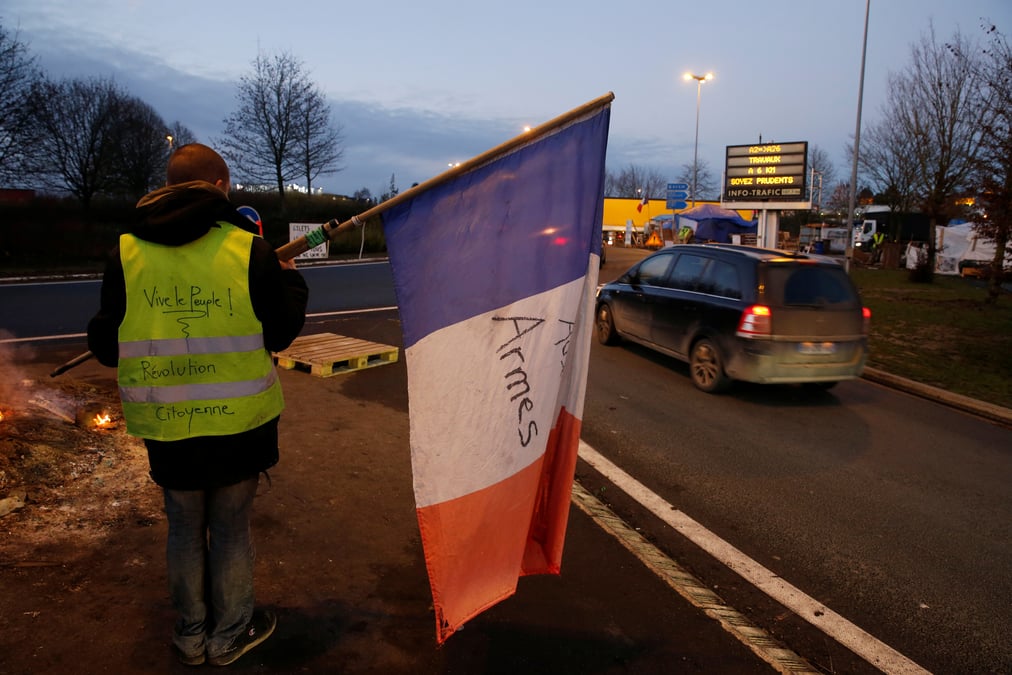 Le rendez-vous des "gilets jaunes" ce mardi a matignon annule