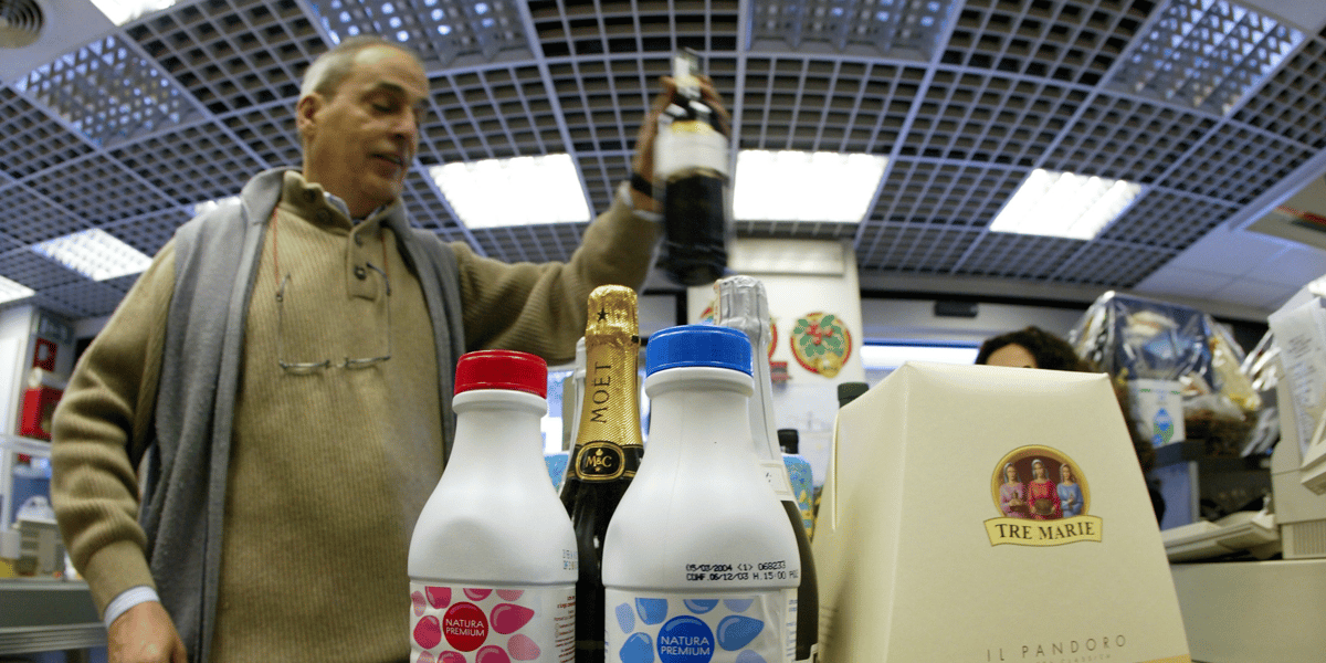 Carrefour supermarché caisses