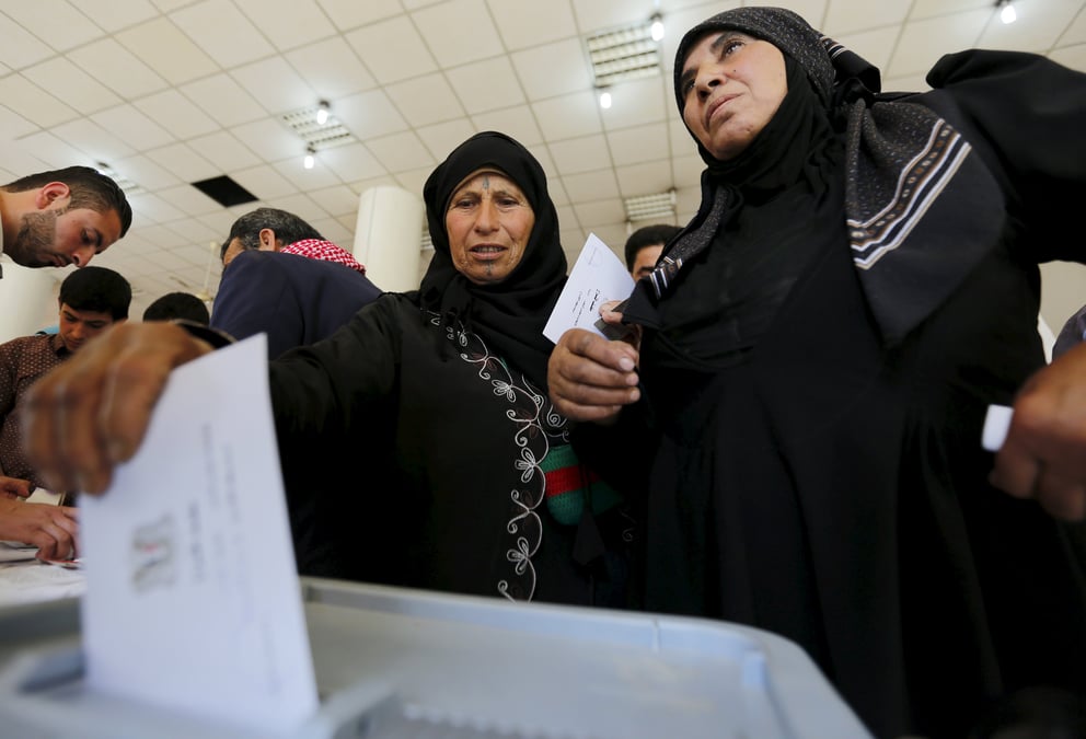 Scrutin legislatif en syrie
