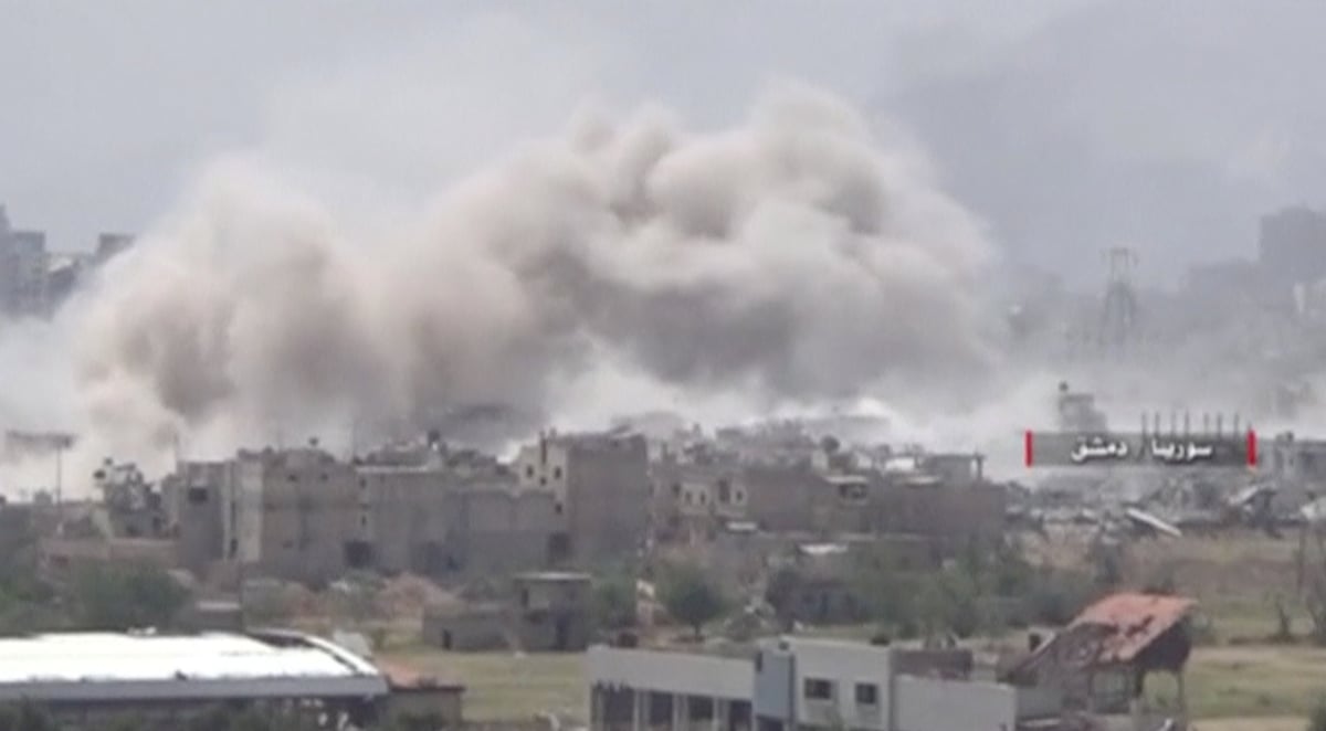 L'armee syrienne a repris un quartier dans le nord-est de damas