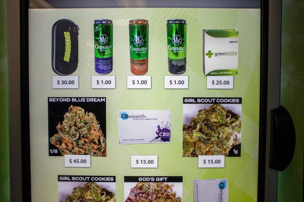 Entree en service de distributeurs de marijuana dans l’etat de washington