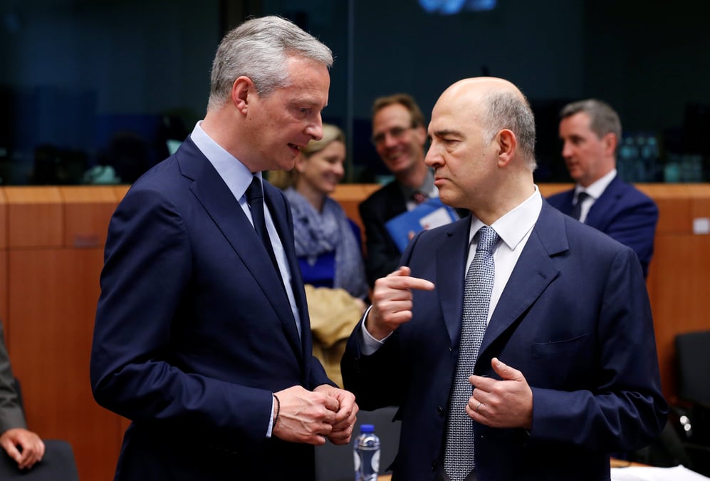 La france doit ramener son deficit sous les 3% des 2017, dit moscovici