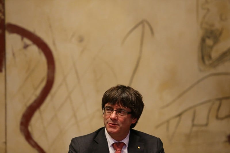 Le president catalan doit faire une declaration, rumeur d'elections
