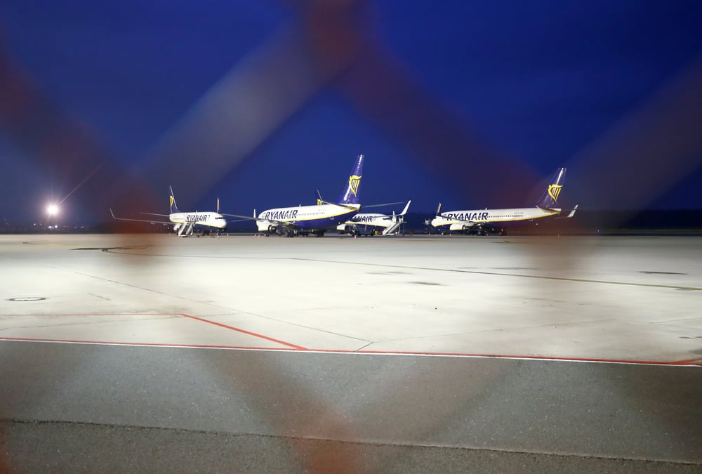 Un avion ryanair saisi a bordeaux pour des aides illegales