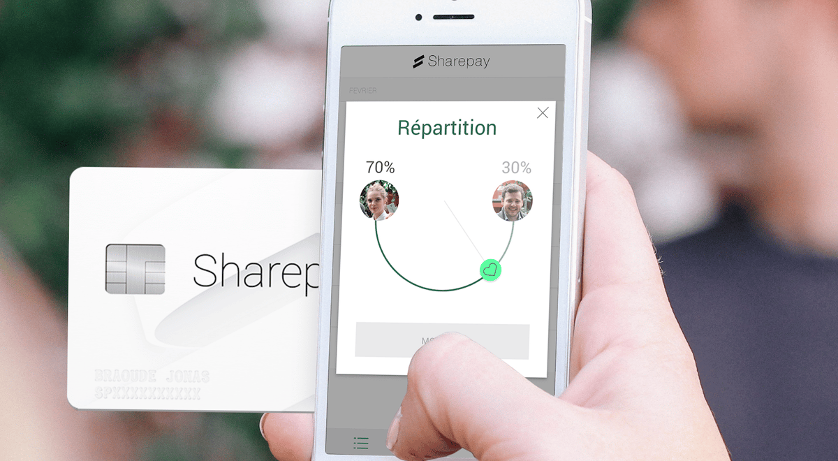 Sharepay carte Linxo Fintech