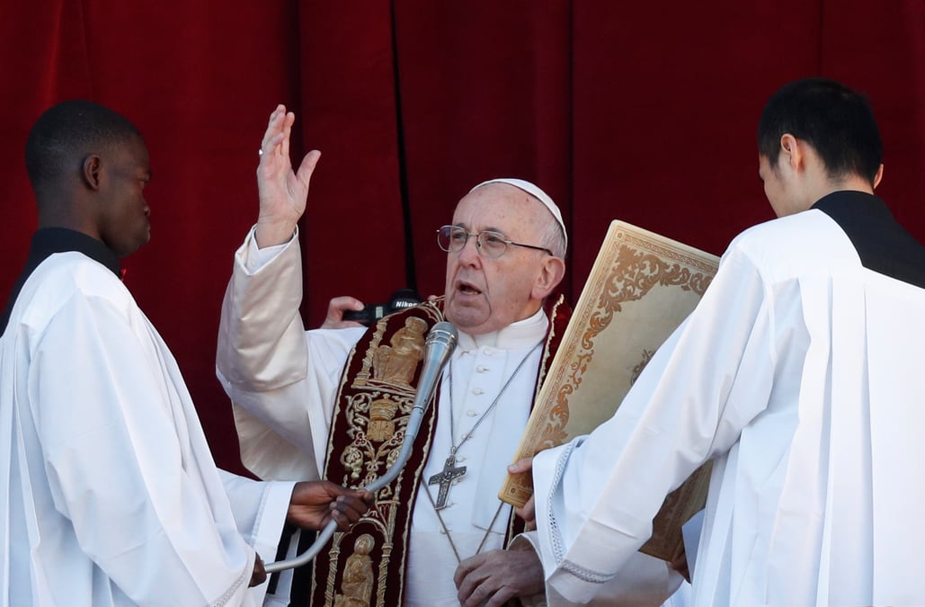 Dans son message de noel, le pape fait l'eloge des differences