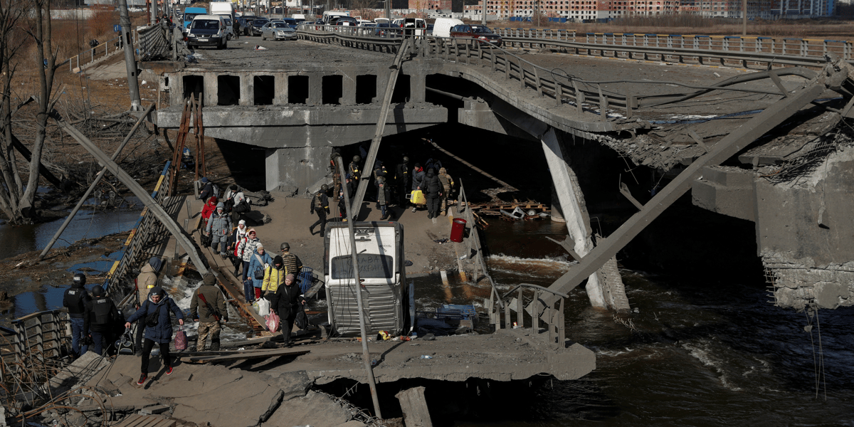 La guerre en ukraine a deja fait 100 milliards de dollars de degats, dit kiev