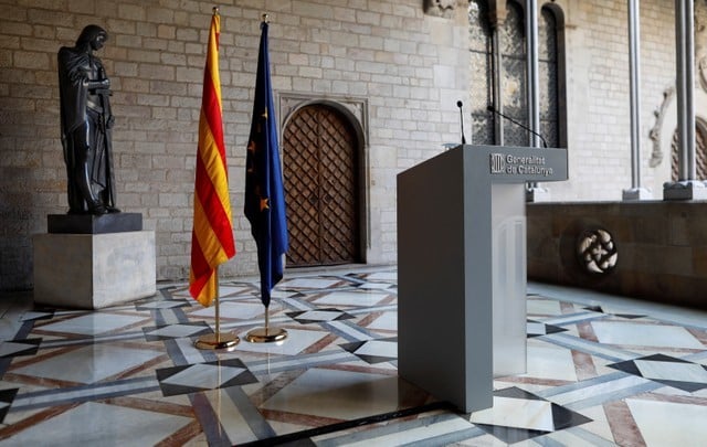 Le discours du president de l'executif de catalogne est annule