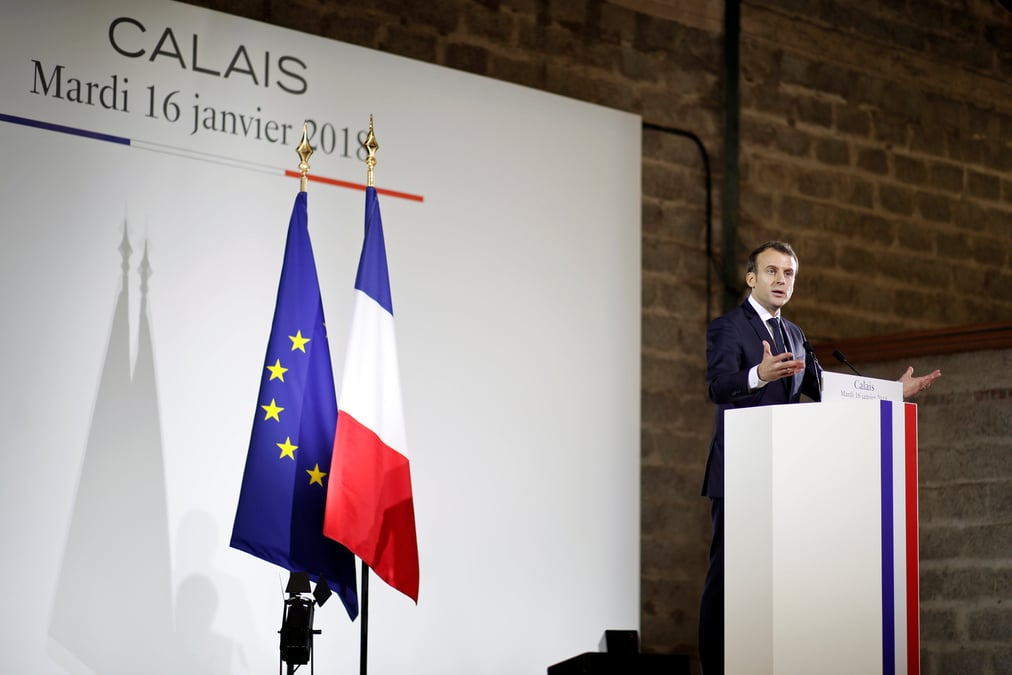 Macron s'engage a proteger le calaisis face au brexit