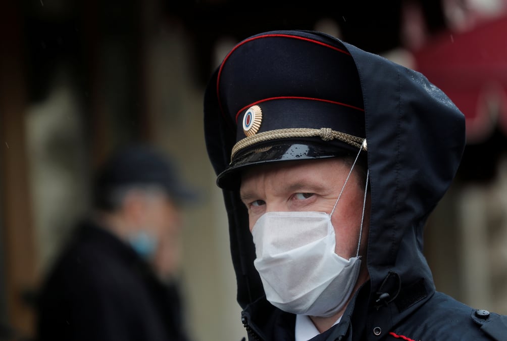 La russie signale moins de 8.000 nouveaux cas de coronavirus