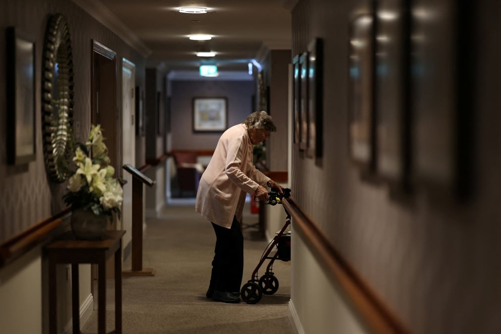 Une residente de la maison de retraite rokewood court care home a kenley