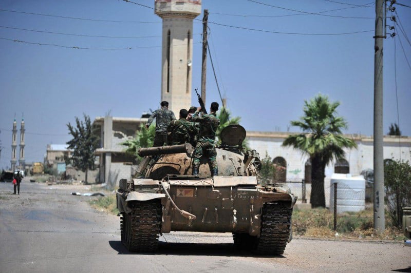 Reprise des negociations entre les rebelles syriens de deraa et les russes