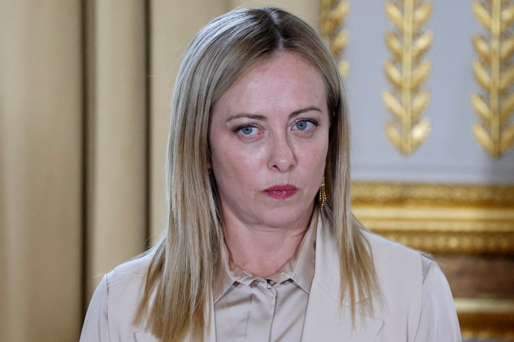 La premiere ministre italienne giorgia meloni a paris