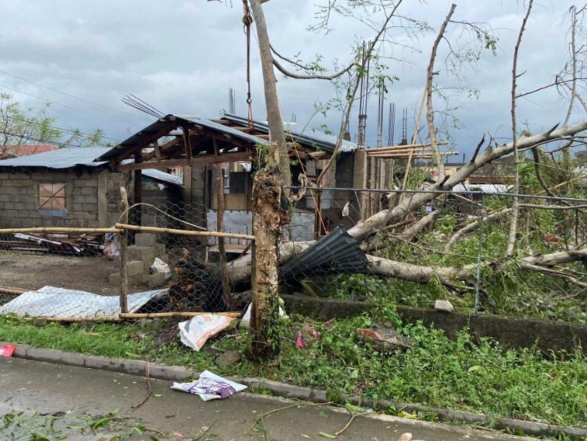 Consequences du super typhon man-yi, dans la province de catanduanes