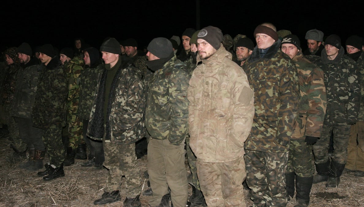 Echange de prisonniers entre armee ukrainienne et separatistes prorusses