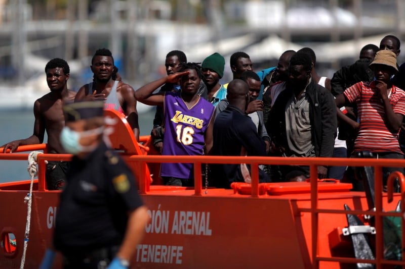 Plus de 170 migrants secourus au large de l'espagne