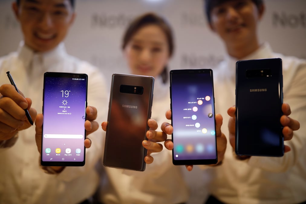 Samsung annonce un record de precommandes pour le galaxy note 8