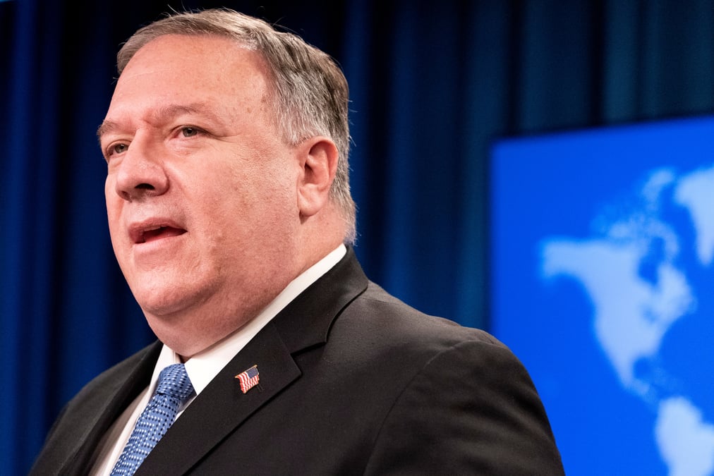 Le secretaire d'etat americain pompeo sera recu par macron lundi a l'elysee