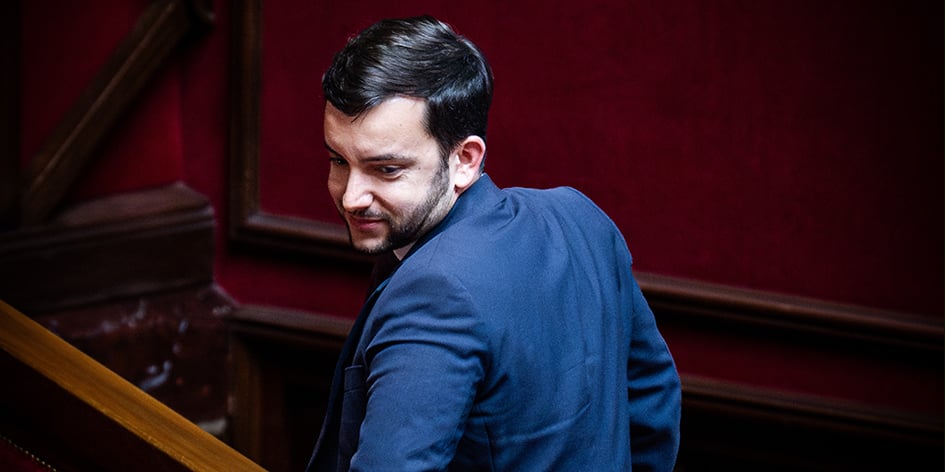 Le député RN à l’Assemblée nationale, le 21 mai.