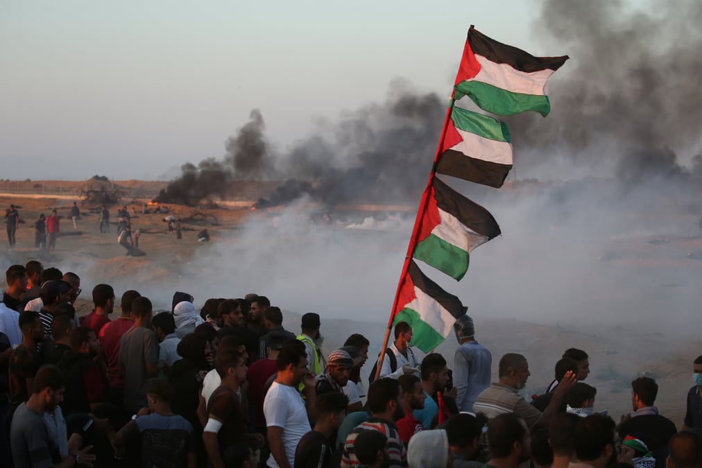 Cinq palestiniens tues a la lisiere israel-gaza